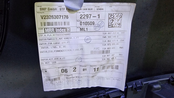 фото №14, Vw id.4 id4 gtx бампер перед переднее ly9t 6pdc 11a807217a противотуманные фары