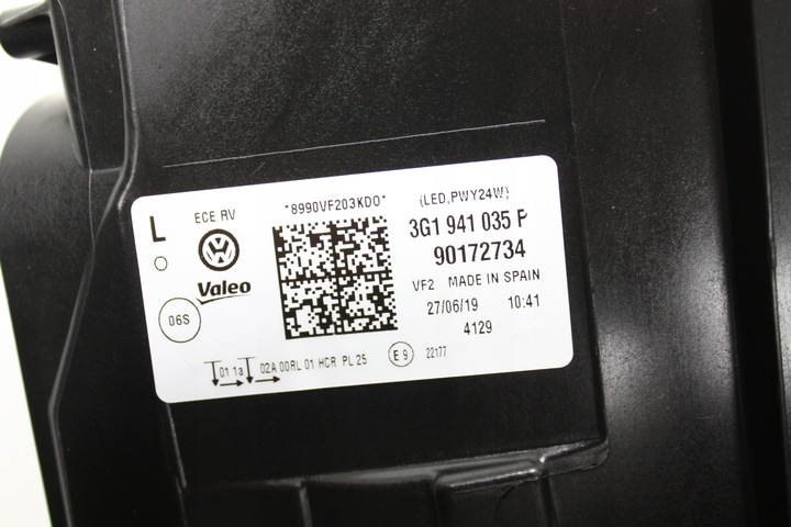 фото №8, Лампа передня ліва повний led vw passat b8 рестайлінг