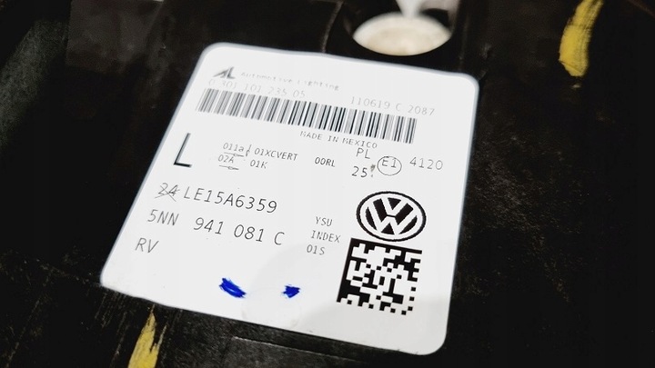 фото №8, Фара правые левый полный led vw tiguan ii allsapce европа