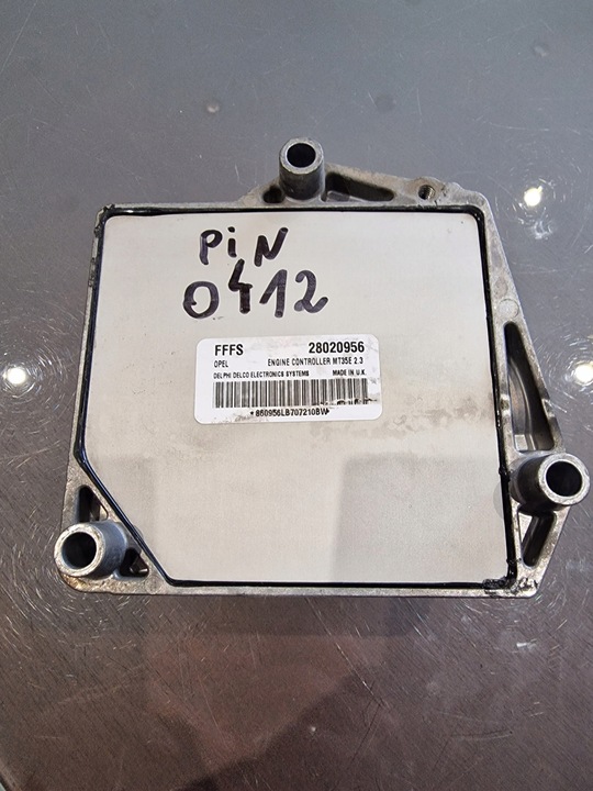 фото №1, Компьютер opel vectra c 1.6 16v 28020956 fffs + pin