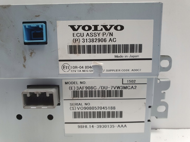 фото №6, Volvo v40 ii екран навігації дисплей монітор 31382906ac 31382906