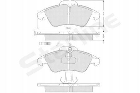 фото №2, Starline тормозные колодки тормозные mercedes vito/ sprinter