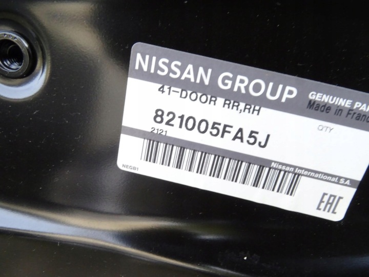 фото №9, Nissan micra k14 дверь зад задние правые правое 821005fa5j