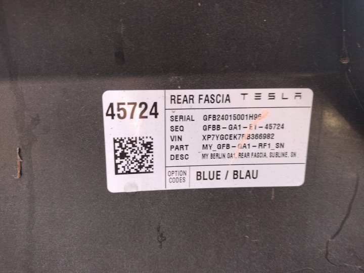 фото №10, Бампер задній tesla модель y gfb24015001h96