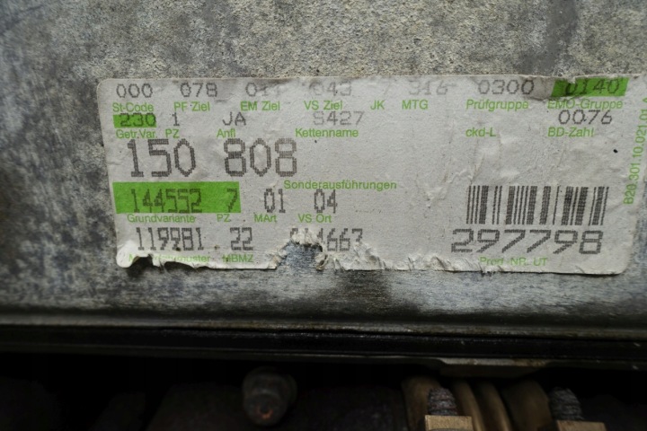 фото №10, Mercedes w140 w210 s420 cl420 двигатель 4.2 119981 v8 e420 комплектный 128t.km