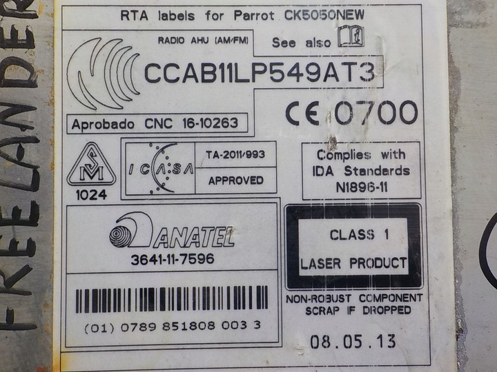 фото №3, Land rover freelander ii рестайлінг 13r 5d радіо cd ccab11lp549at3