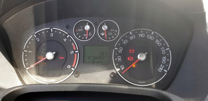 фото №14, Ford fiesta mk6 vi рестайлинг 1.4 tdci duratorq спидометр дизель 280855km j. польский