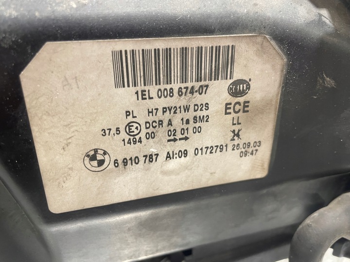 фото №14, Лампа левый перед динамический ксенон bmw e60 e61 передний lci 6910787 европа