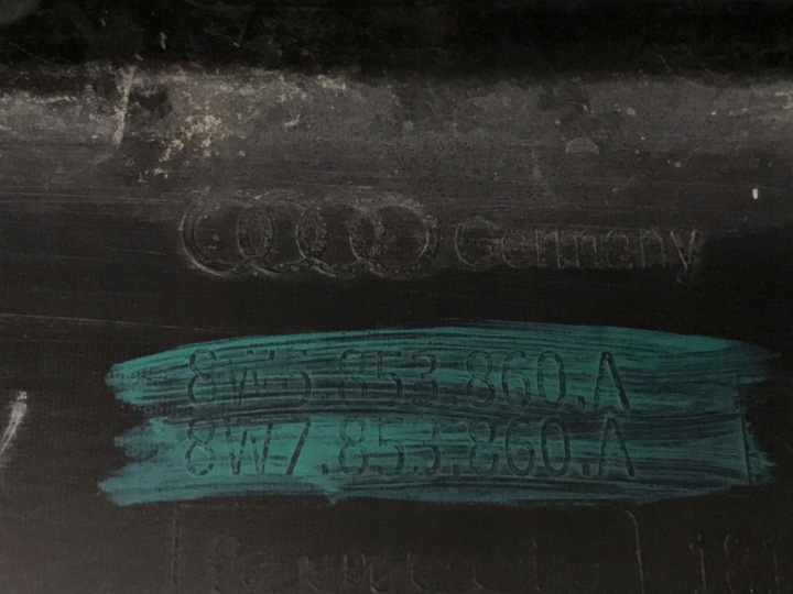 фото №11, Планка пороговая правая audi a5 s5 8w 8w6853860a