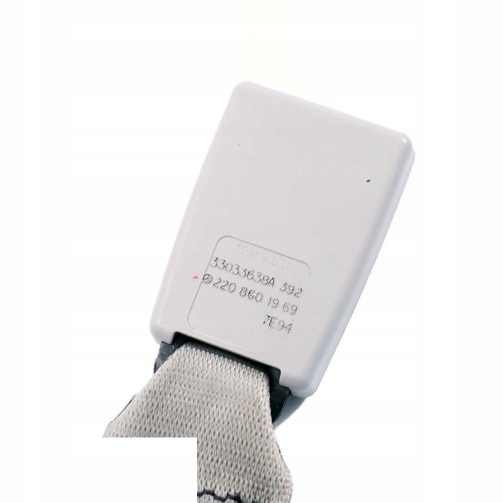 фото №9, Mercedes s w220 замок ремней задний средство серый