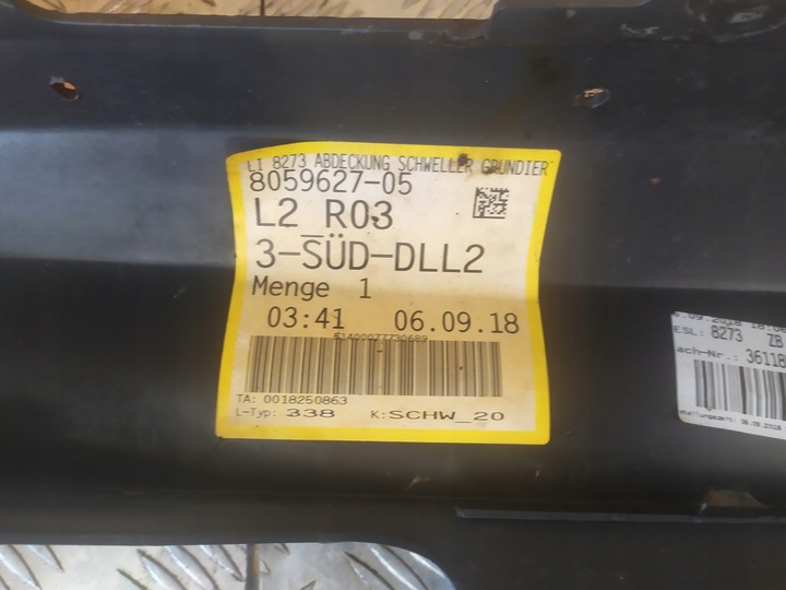 фото №15, Bmw f82 f83 m4 планка пороговая левая mpower 8059627 nardograu