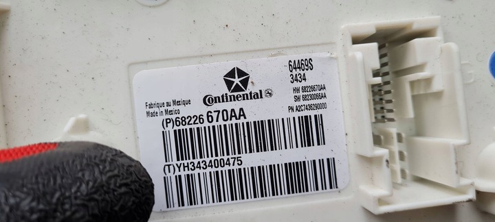 фото №8, Maserati quattroporte vi модуль блок керування комфорту 68226670aa