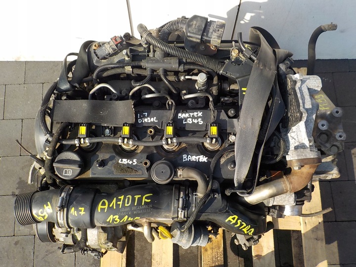 фото №16, Opel astra iv j 14r 1.7 cdti 131km двигун a17dtf комплектний