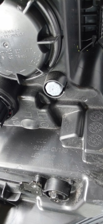 фото №13, Kia ev6 ev-6 21- лампа фара левый перед полный led 92101-cv1 европа оригинальный номер