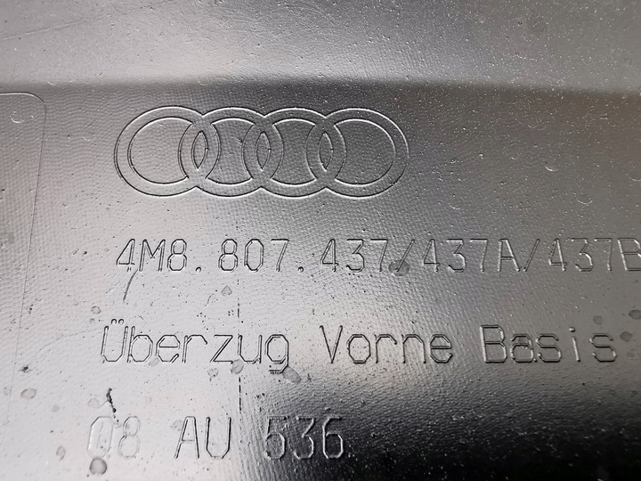 фото №16, Audi q8 4m8 18- бампер переднее перед решётка радиатора 4m8807437a