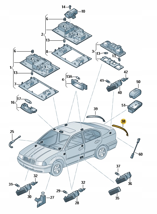 фото №3, Нове оригінальні світло відбивні оригінальний номер 3v5945105