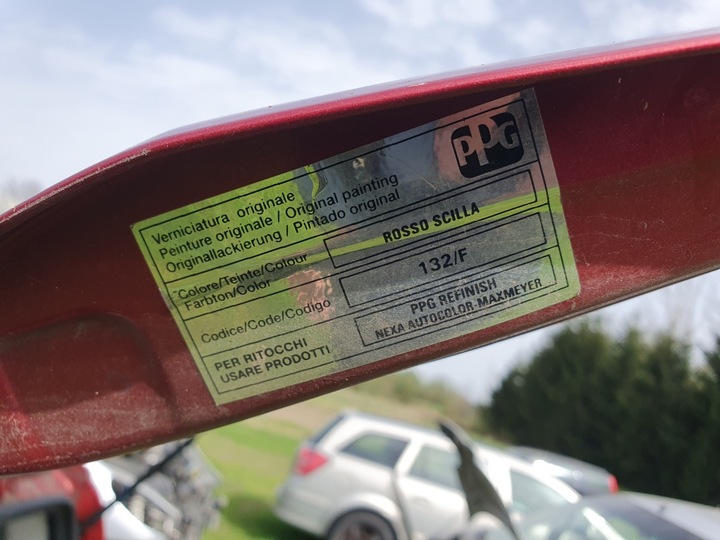 фото №13, Скло права зад задня заднє fiat panda ii 2 2004 1,1 132/f кузовна