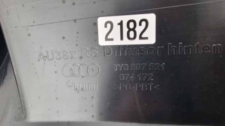 фото №8, Audi rs3 8y 2020- спойлер бампера зад задний 8y0807521