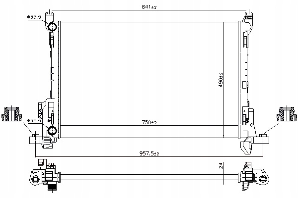 фото №11, Радіаторів двигуна nissens nis 630803
