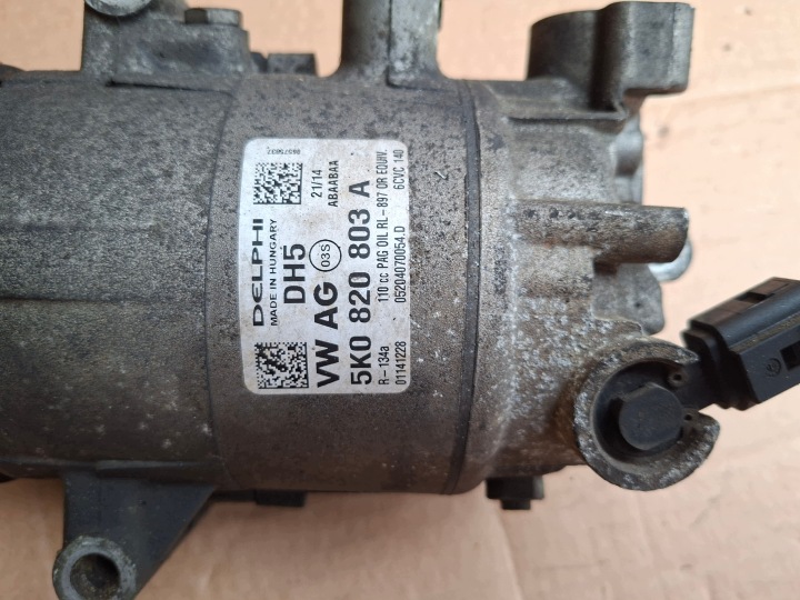 фото №5, Компрессор кондиционера 2.0 tdi vw passat b7 nr. 5k0820803a