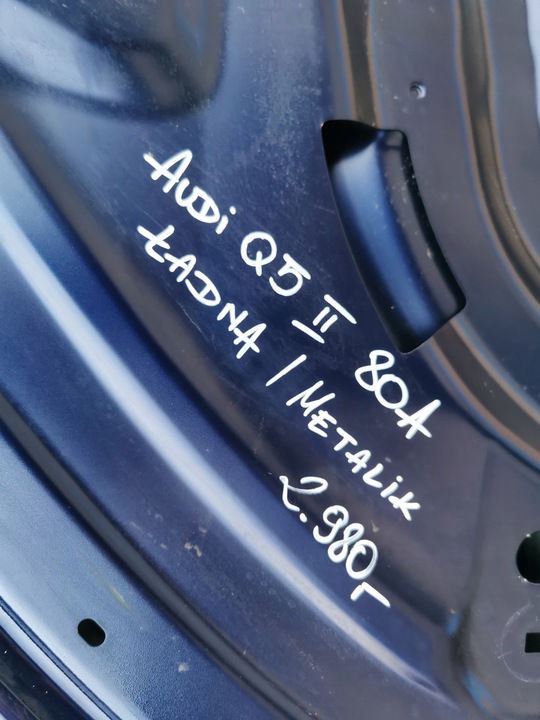 фото №16, Audi q5 ii 80a капот кришка двигуна гарна металік