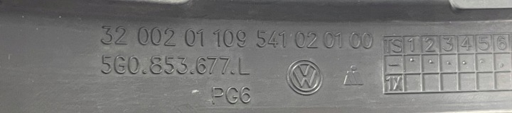 фото №9, Vw golf vii 7 рестайлинг 2016-2020 решётка бампера перед средняя 5g0853677l