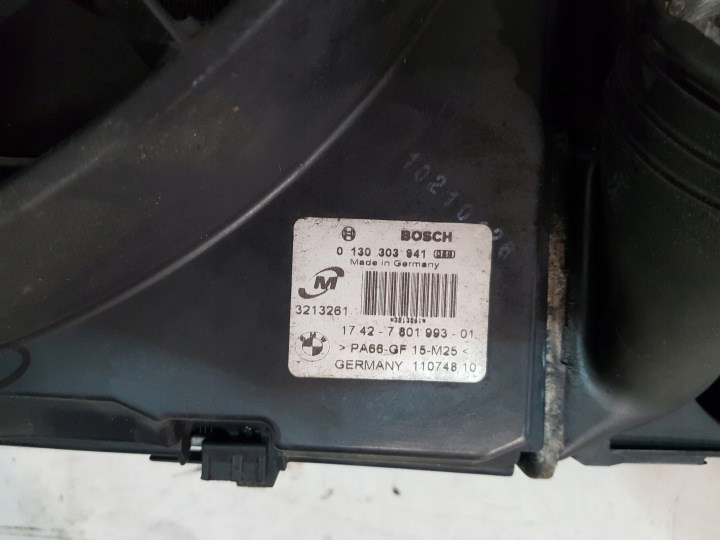 фото №13, Комплект радиатор вентилятор 7801993 bmw e87 e90 e91 2.0d