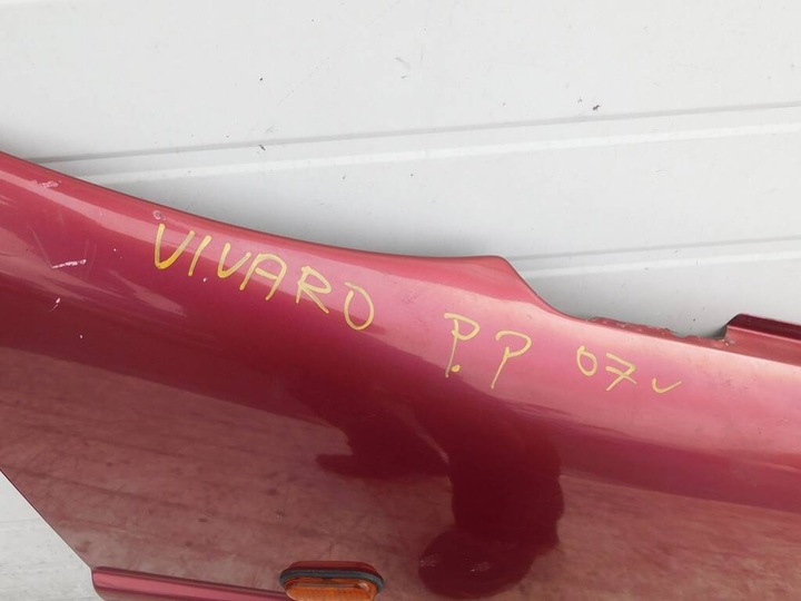 фото №5, Opel vivaro 2.0cdti 2007r рестайлинг крыло правый