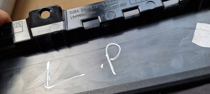 фото №11, A6 c8 4k планка накладка двері ліва лівий перед 4k0837901