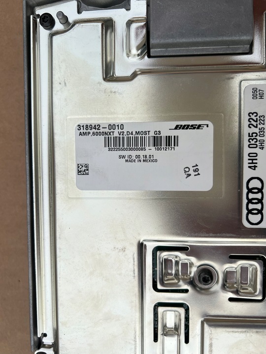 фото №5, Audi a8 d4 s8 підсилювач bose 4h0035223 a b c d