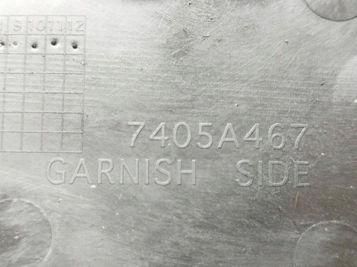 фото №6, 2012 mitsubishi i-miev панель под лобовым стеклом 7405a467