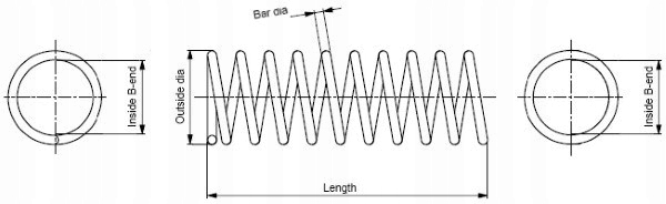 фото №2, Monroe пружина подвешивание sp1603