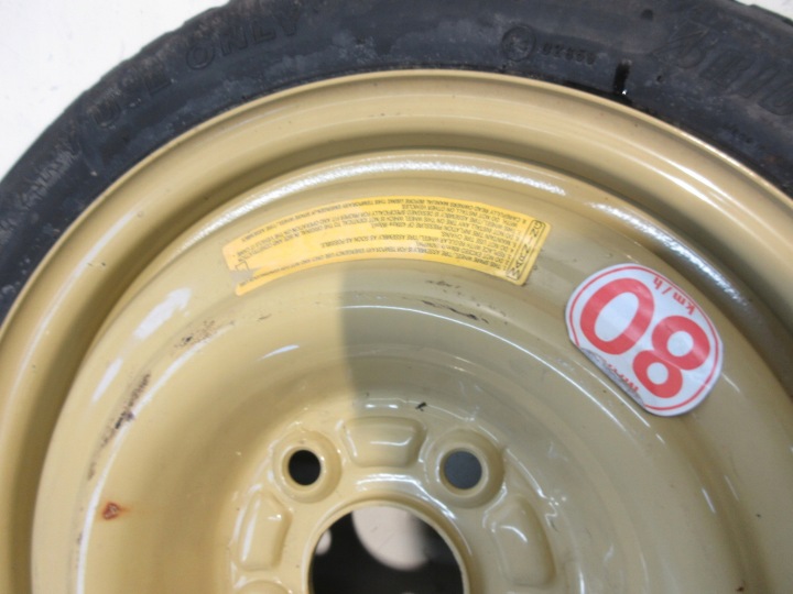 фото №10, Honda civic vii докаточное колесо (докатка) оригинал 5x114,3 t135/70d15 99m