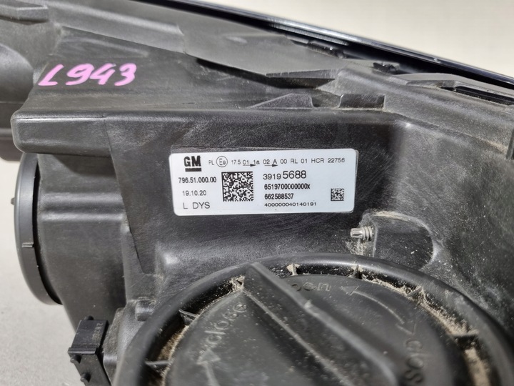 фото №11, Opel astra k v рестайлинг полный led лампа левая перед eu