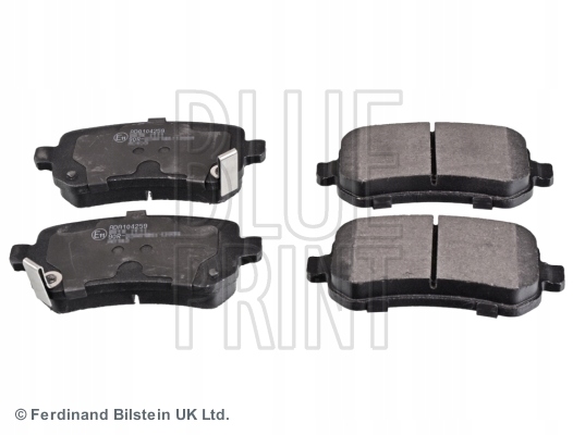 ГАЛЬМІВНІ ДИСКИ КОЛОДКИ ЗАДНІЙ BLUE PRINT FIAT FREEMONT