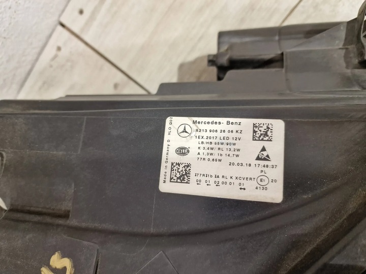 фото №6, Лампа передня mercedes e клас w213 multibeam