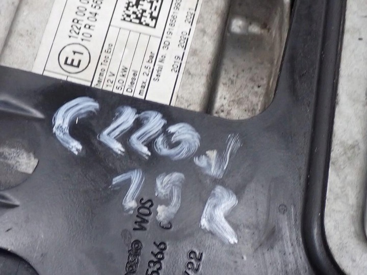 фото №12, Вебасто отопление стояночный a2055003600 mercedes c-klasa w205 2.0 cdi 19r