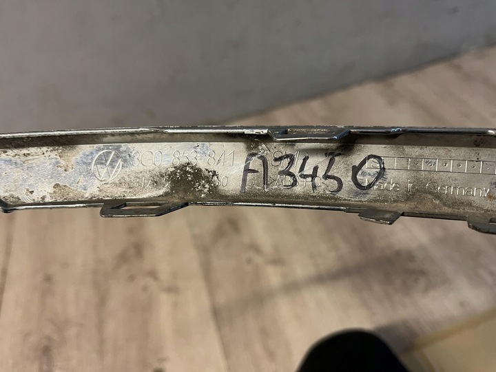 фото №10, Vw passat b8 3g0 планка хром бампера левый зад 3g0853841