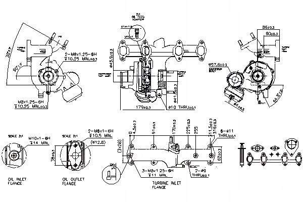 фото №2, Турбонагнетатель seat leon toledo ii vw bora bora i golf iv 1.9d