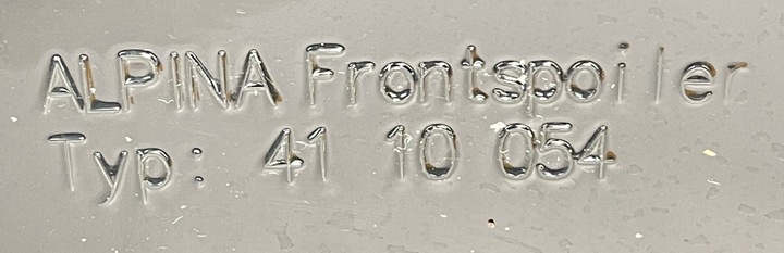 фото №11, A1-24 alpina b6 bmw f06 f12 f13 спойлер бампера накладка перед 4110054