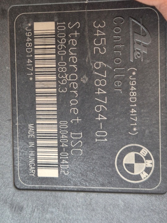 фото №5, Главный тормозной цилиндр abs bmw 1 e87 e90 e91 3451-6784763-01 3452 6784764-01