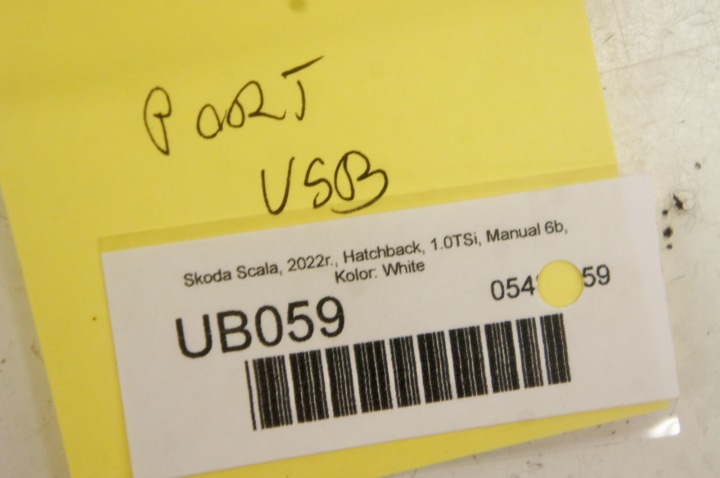 фото №6, Ub059 skoda scala гнездо port usb 657035736 ar