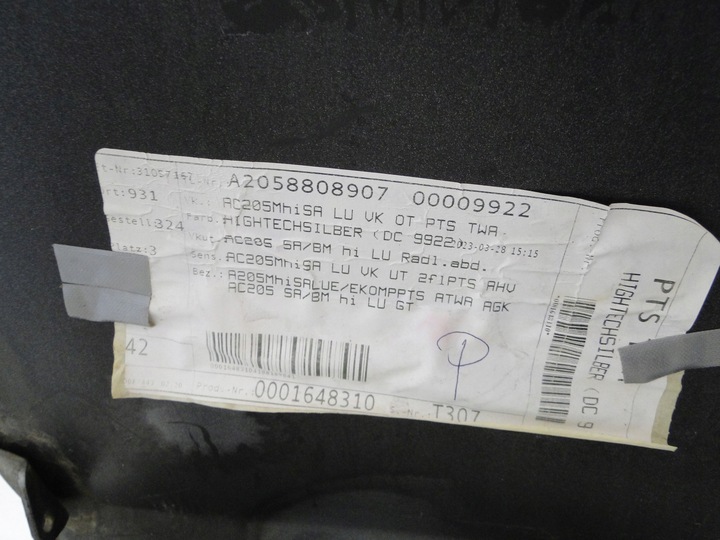 фото №11, Mercedes c класс 205 c205 w205 бампер задний купе pts