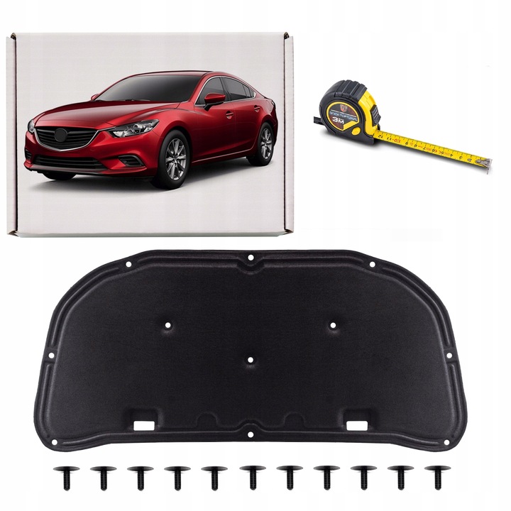 фото №1, Mazda 6 iii gj 2012-2018 передній рестайлінг шумоізоляція капота ghp956681