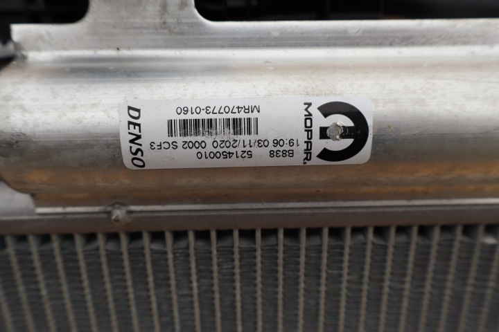 фото №10, Комплект радіатор jeep compass ii 1.3 гібрид 2020-52144998 52145001 52144999