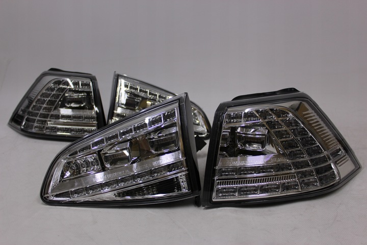 фото №11, Лампы света зад задние vw golf vii 7 13-19 gti динамичный led хром новое