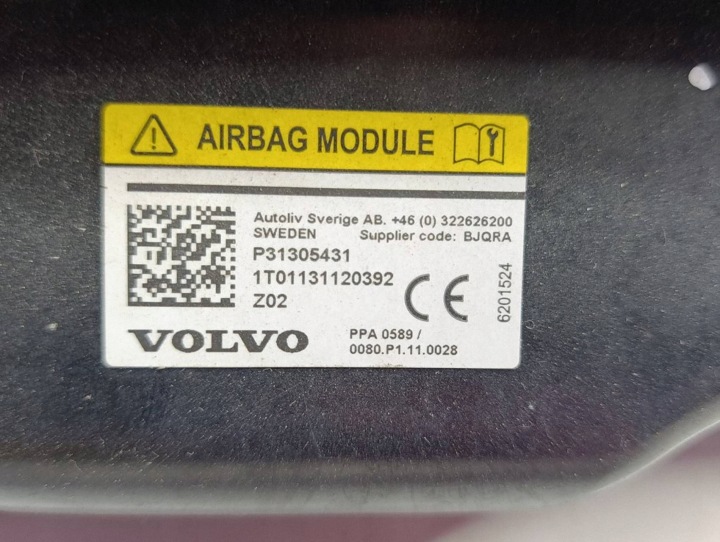 фото №8, Volvo v40 ii r-design 12-19 подушка безопасности пешехода подушка 31305431