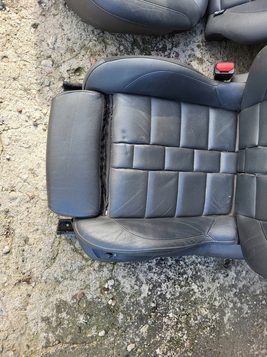 фото №13, Сидіння шкіра чорна комплект диван citroen ds5 11-15 підігрів електричні