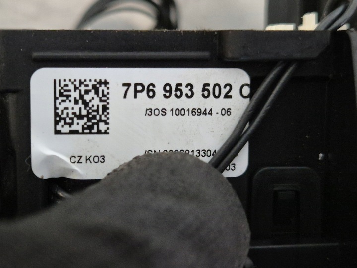 фото №11, Vw touareg 7p рестайлінг перемикач комбінований стрічка датчик комбайн 4h0953568h