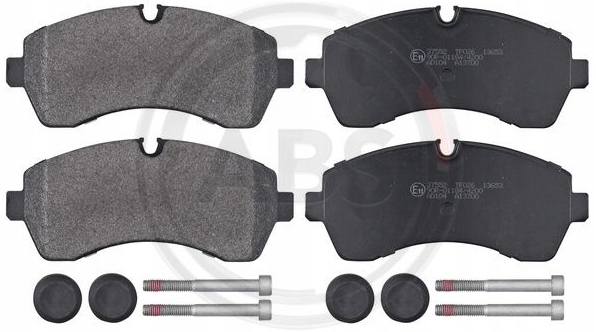 фото №2, Гальмівні колодки гальмівні перед mercedes sprinter 2006-